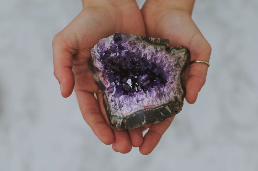 amethyst crystal specimen